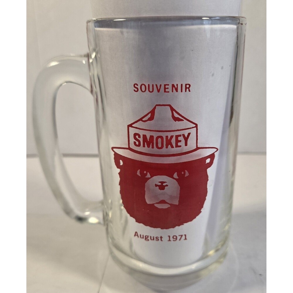 Vintage 1972 Firemen Convention Beer Mug Glen Rock PA Hose Ladder Smokey - Picture 2 of 7